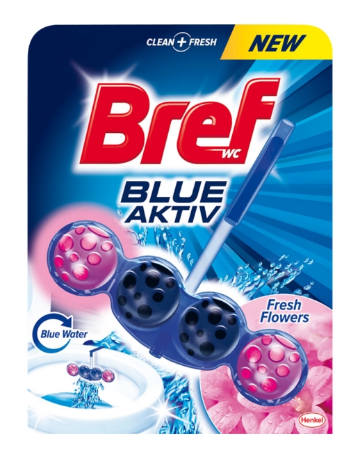 Bref Blue Aktiv wc tisztító 50g Fresh flowers